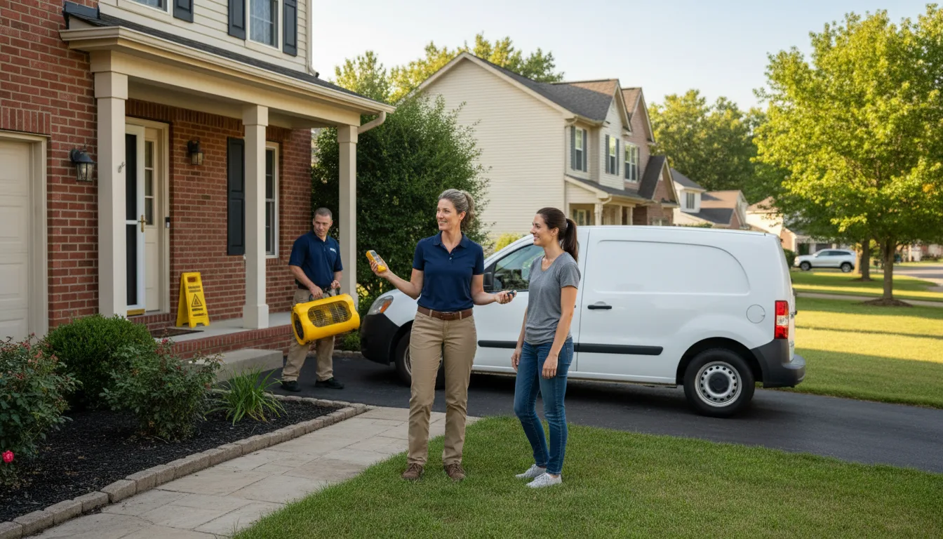 Residential water damage restoration in Beatty, NV